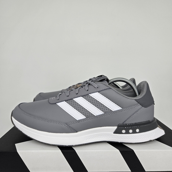 New adidas S2G 24 Leather Spikeless Golf Grey Cloud White Men's Shoes Size 10.5 - Picture 1 of 8